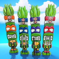 TMNT TIKI CARVINGS - Pre - Order