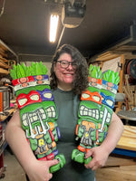 TMNT TIKI CARVINGS - Pre - Order
