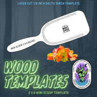 2X6 MINI SCOOP TEMPLATE - BALTIC BIRCH TEMPLATE