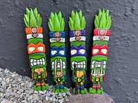TMNT TIKI CARVINGS - Pre - Order