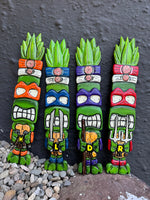 TMNT TIKI CARVINGS - Pre - Order