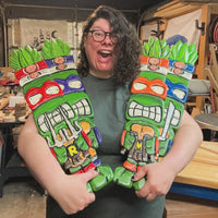 TMNT TIKI CARVINGS - Pre - Order