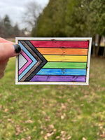 4in Progress Pride Sticker