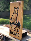 Welcome to our home fox