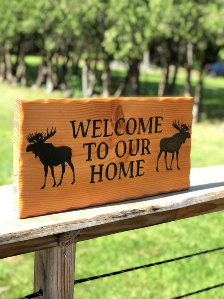 Welcome to our home Moose
