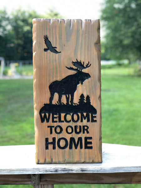 Welcome to our home moose