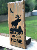 Welcome to our home moose